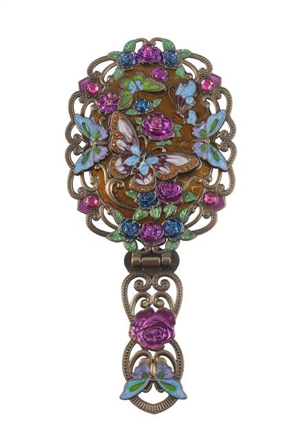 Ole - Retro Large Size Butterfly Metal Mirror M0397