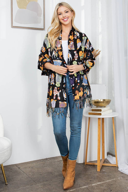 LA Soul - Dog Print Scarf