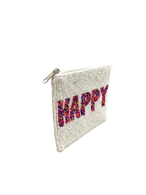 Ole - HAPPY Beaded Coin Purse LAC-CP-1000