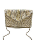 Ole - Scallop Embellished Clutch LAC-SS-463
