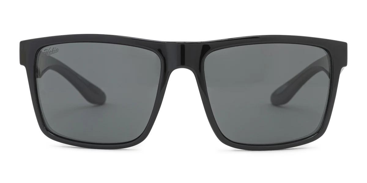 Hobie Cove Float Polarized Sunglasses – Shiny Black Frame / Grey Lens
