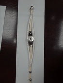 White 3 Strand Snap Closure Sandy Snap