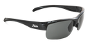 EDDY FLOAT SHINY BLACK FRAME / GREY POLARIZED PC LENS