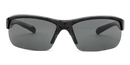 EDDY FLOAT SHINY BLACK FRAME / GREY POLARIZED PC LENS