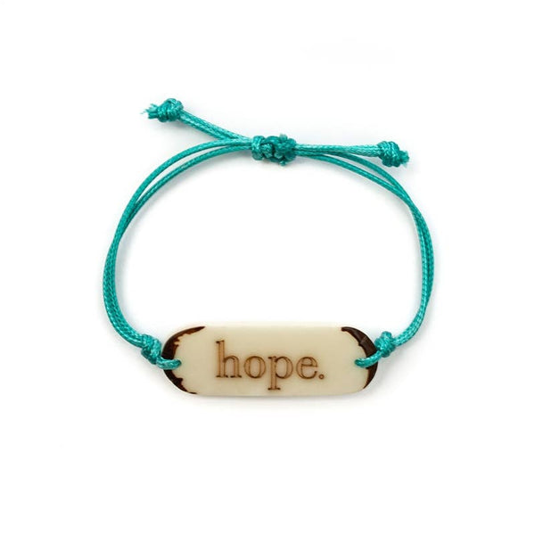 Tagua Organic Jewelry - HOPE Inspirational Bracelet