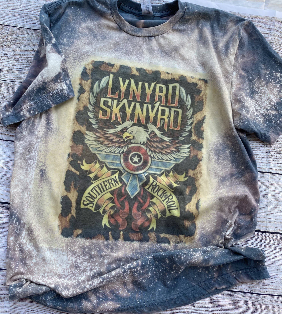 Class & Sass Designs - Lynyrd Skynyrd distressed tee