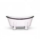 FinchBerry - Farmhouse White Metal Bathtub Soap Dish