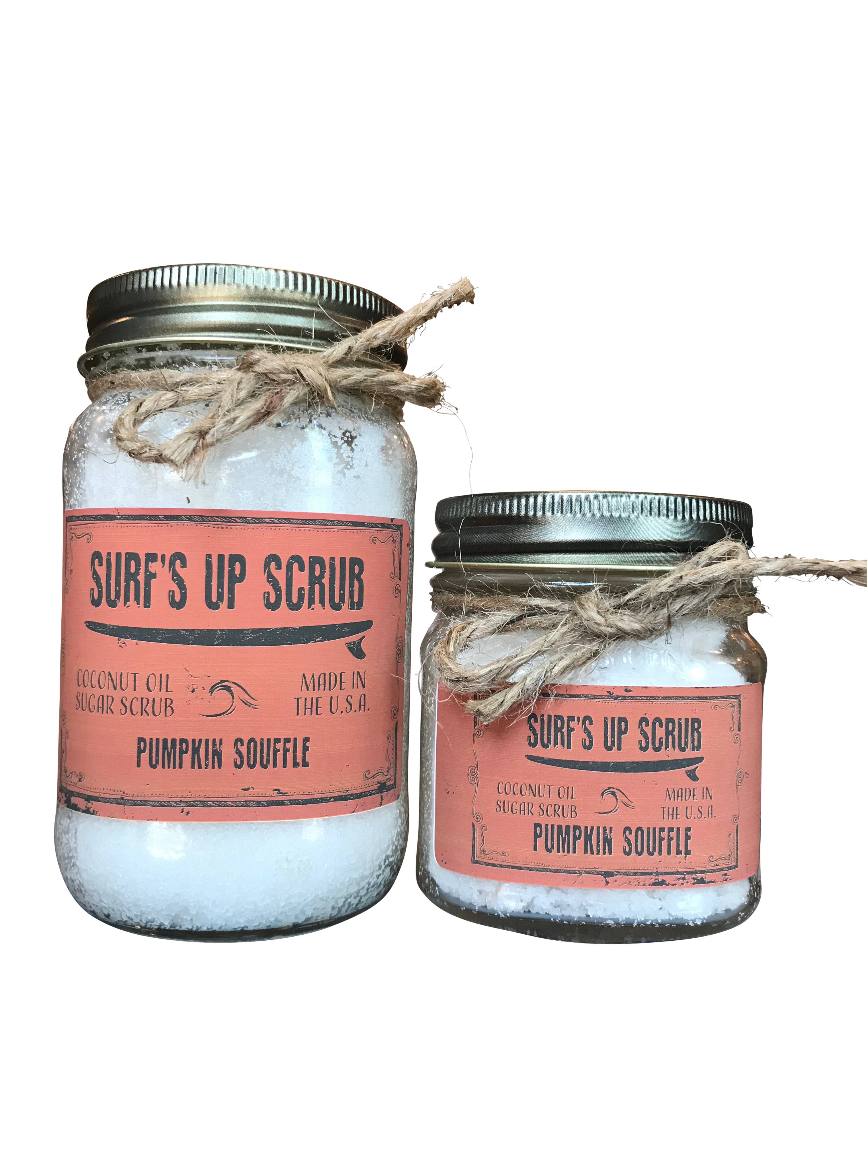 Surfs Up Candle - Pumpkin Souffle Mason Jar Sugar Scrub