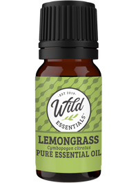 Wild Essentials - Essential Oil - Lemongrass - 10 ml Bottle