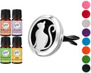 Wild Essentials - Pretty Kitty Cat Car Vent Diffuser with 4 Essentialoils