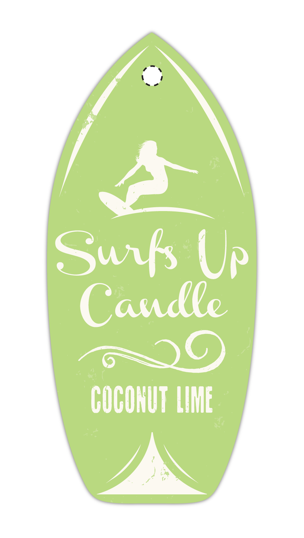 Surfs Up Candle - Coconut Lime Air Freshener