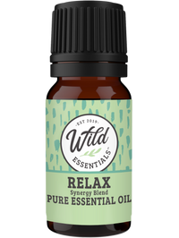 Wild Essentials - Essential Oil - 10 ml "Relax" Blend (Stress, Anxiety Formula