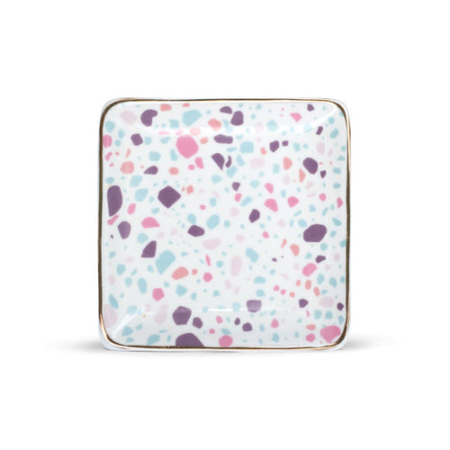 FinchBerry - Pastel Terrazzo Ceramic Soap Dish