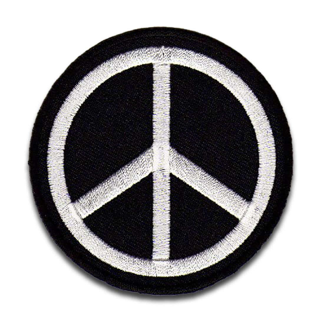 World of Patches - Aufnäher / Bügelbild - Peace Zeichen Frieden Liebe