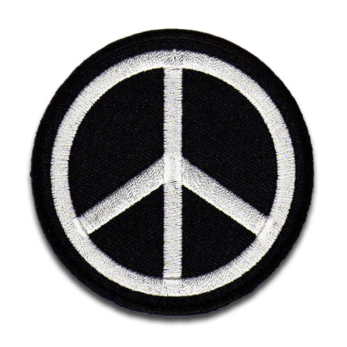 World of Patches - Aufnäher / Bügelbild - Peace Zeichen Frieden Liebe