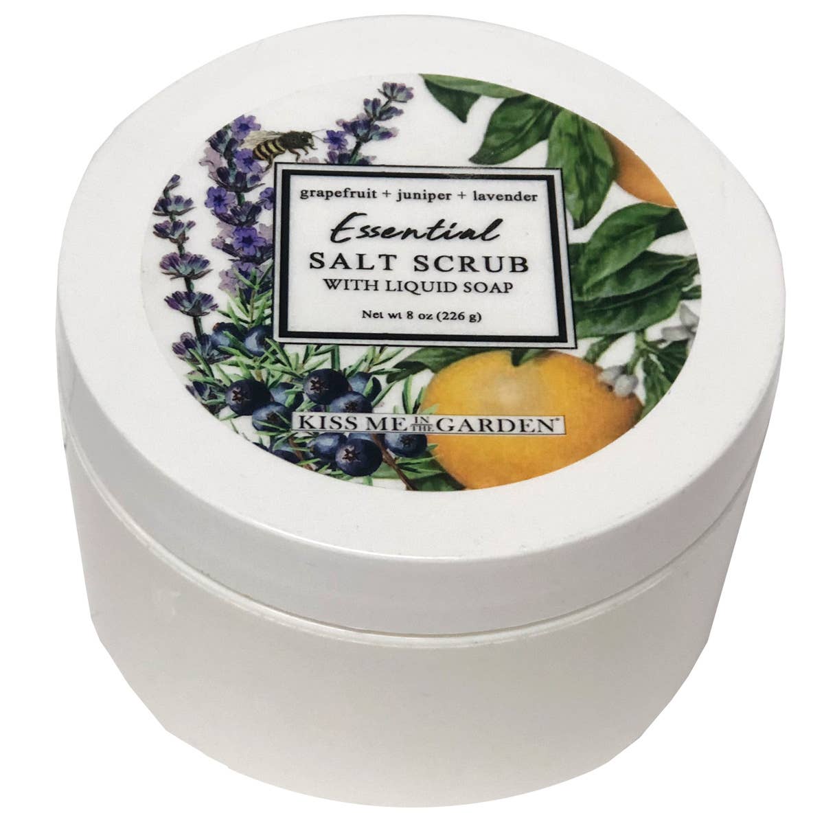 Kiss Me in the Garden - Grapefruit Salt Scrub Souffle 8 oz