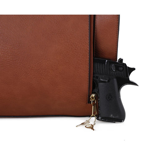 Jessie & James Kate Concealed Carry Lock and Key Satchel with Coin Pouch #C4032L