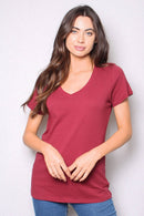 Good Stuff Apparel - Women's V Neck Short Sleeve T-Shirt