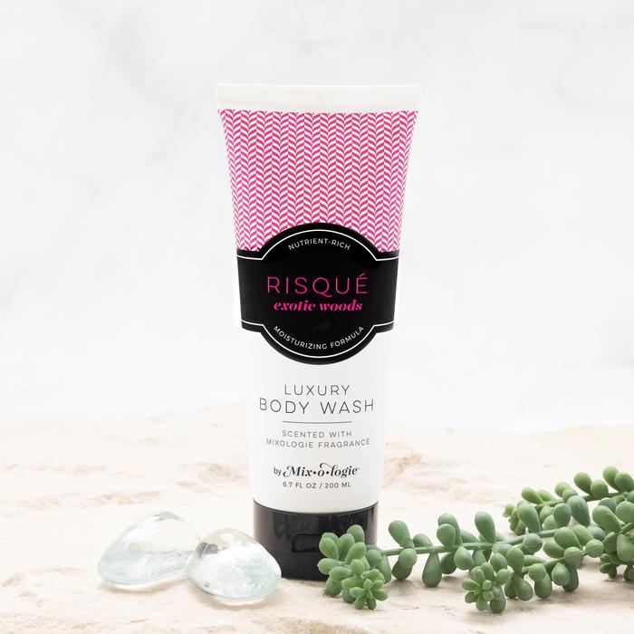 Mixologie Luxury Body Wash & Shower Gel - Risque (Exotic Woods) Scent