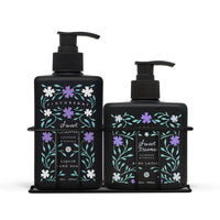 FinchBerry - Sweet Dreams Lavender Scented Hand Wash and Hand Lotion Combo Caddy - Hand Wash & Body Lotion