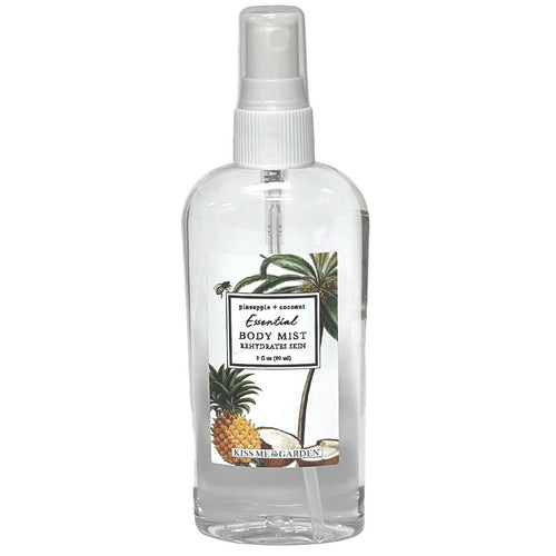 Kiss Me in the Garden - Pineapple Coconut travel Body Mist 3 oz
