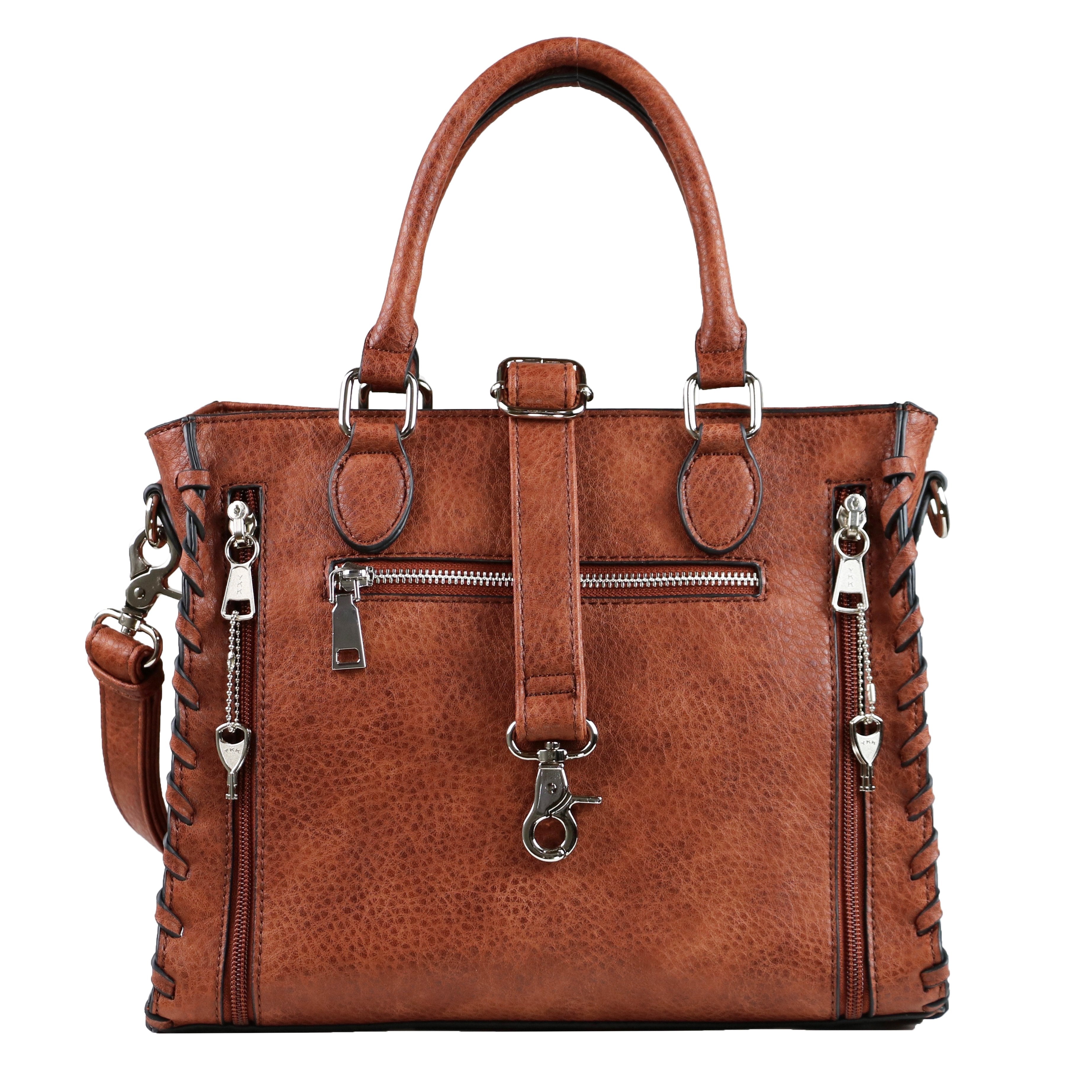 Concealed Carry Purse - Locking Laced Ann Satchel by Lady Conceal
