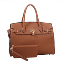 Jessie & James Jane Concealed Carry Lock and Key Satchel with Matching Wallet
