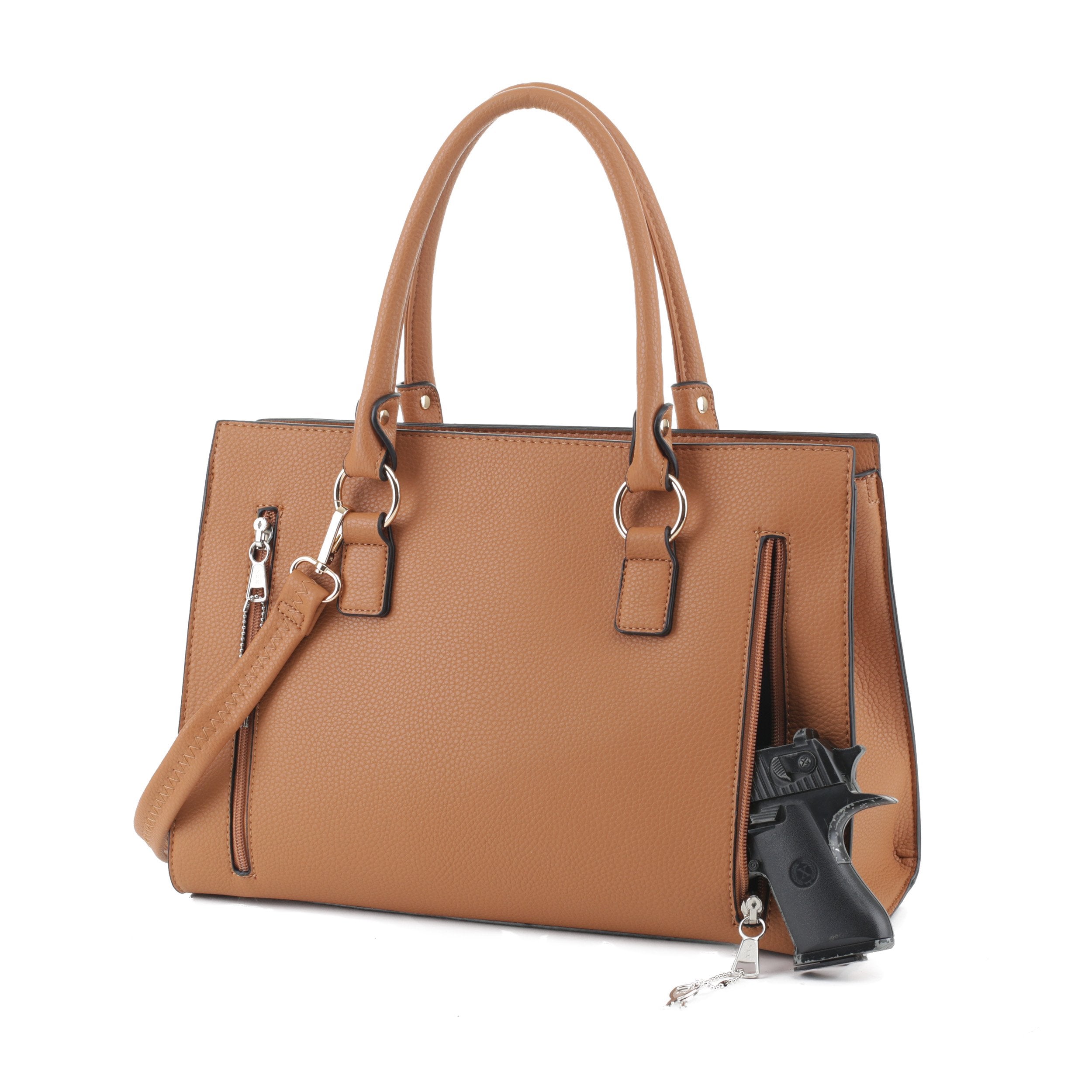 Jessie & James Dina Concealed Carry Lock and Key Satchel #AMC23303L
