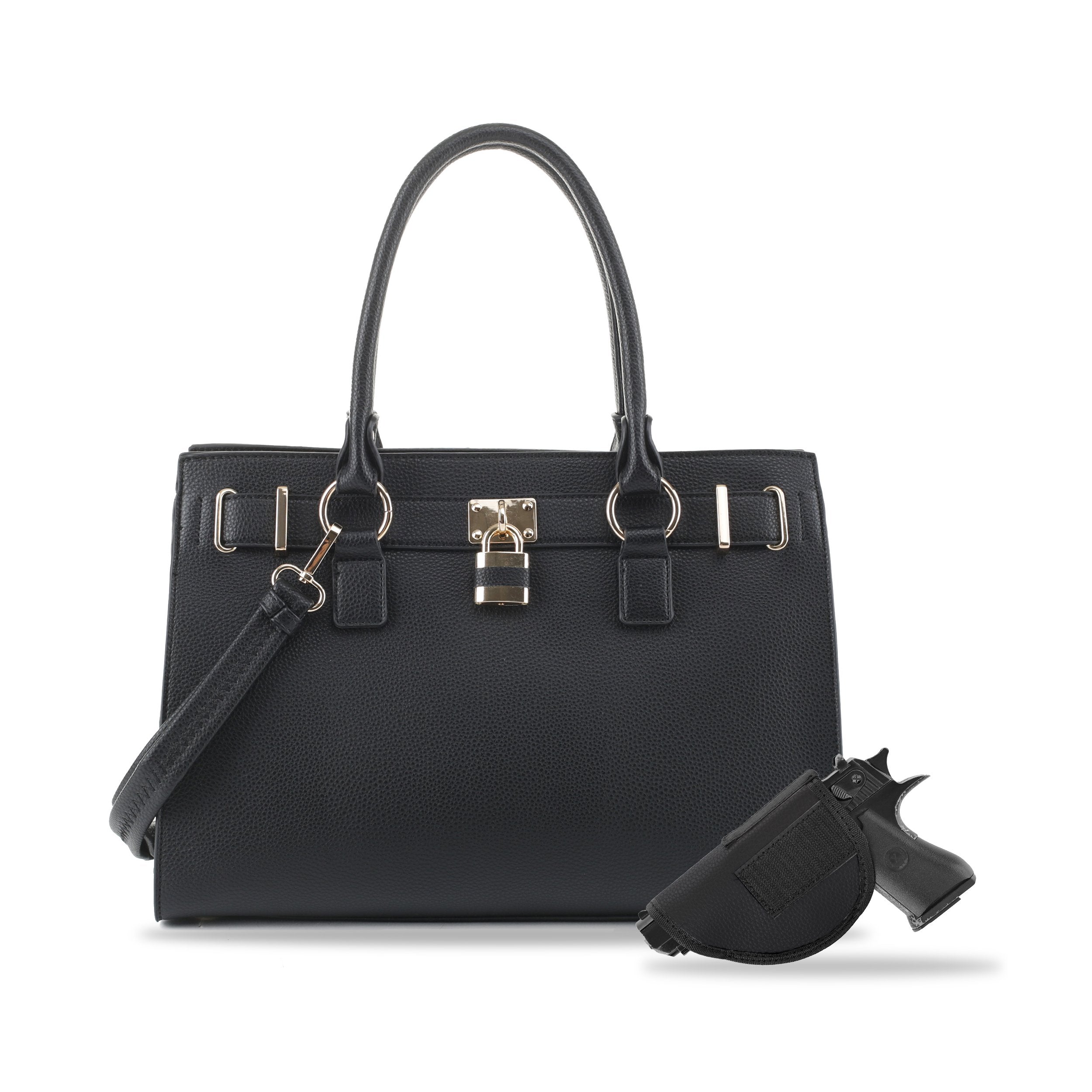 Jessie & James Dina Concealed Carry Lock and Key Satchel #AMC23303L