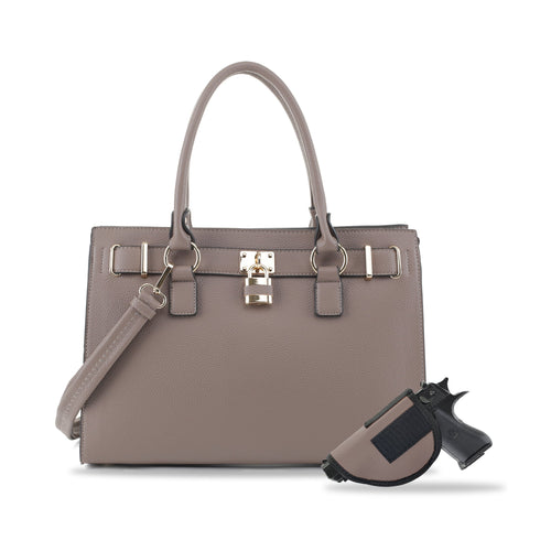 Jessie & James Dina Concealed Carry Lock and Key Satchel #AMC23303L