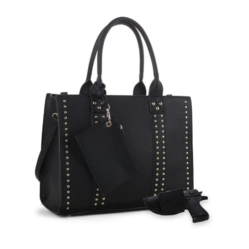 Jessie & James Kate Concealed Carry Lock and Key Satchel with Coin Pouch #C4032L