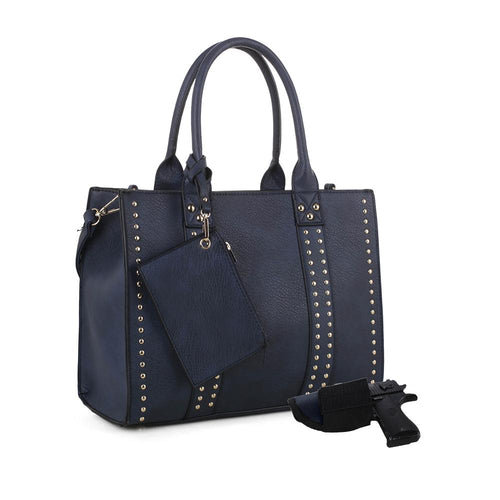 Jessie & James Kate Concealed Carry Lock and Key Satchel with Coin Pouch #C4032L