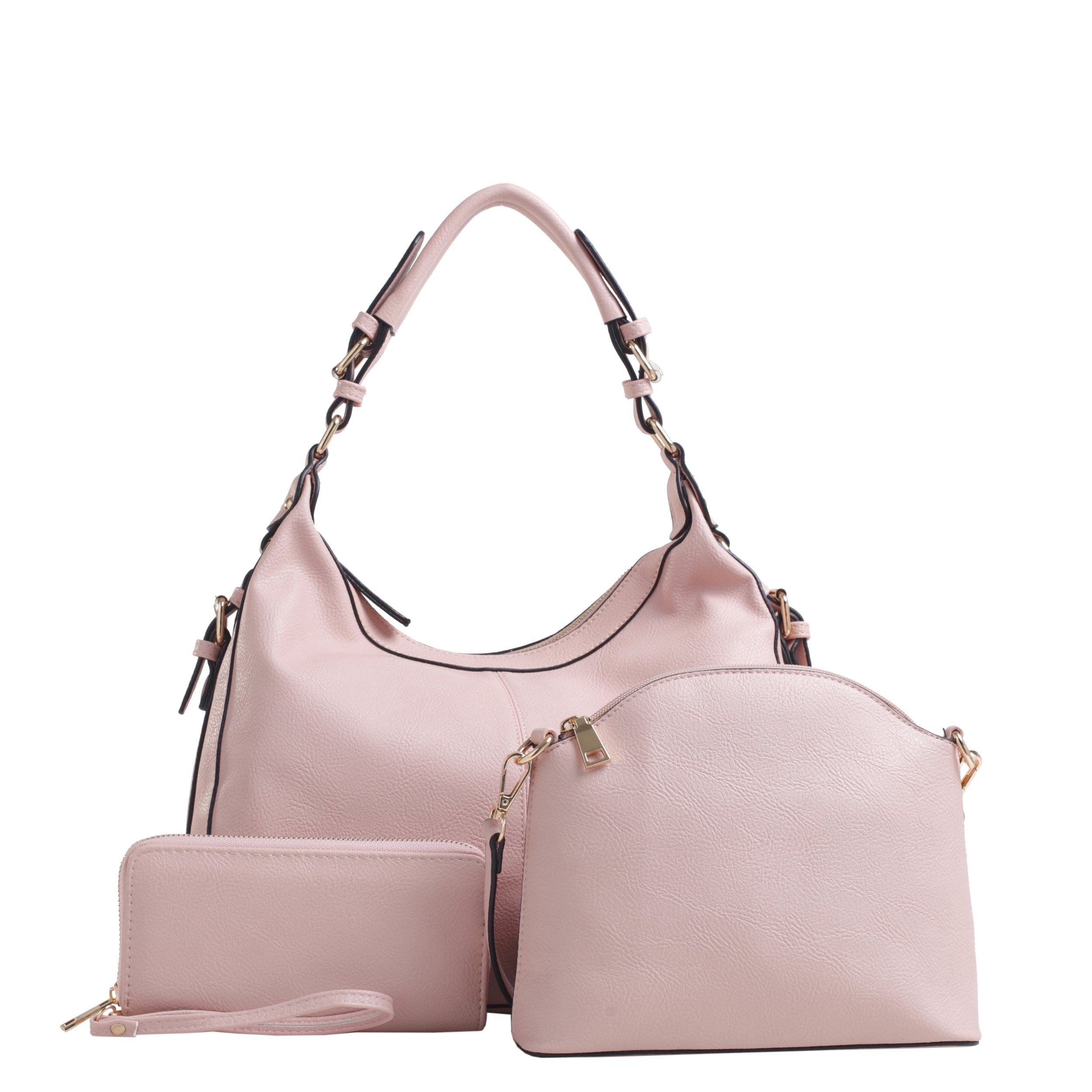 Jessie & James Chloe 3 Piece Concealed Carry Hobo Set w/ Matching Wallet and Crossbody #C514170LS