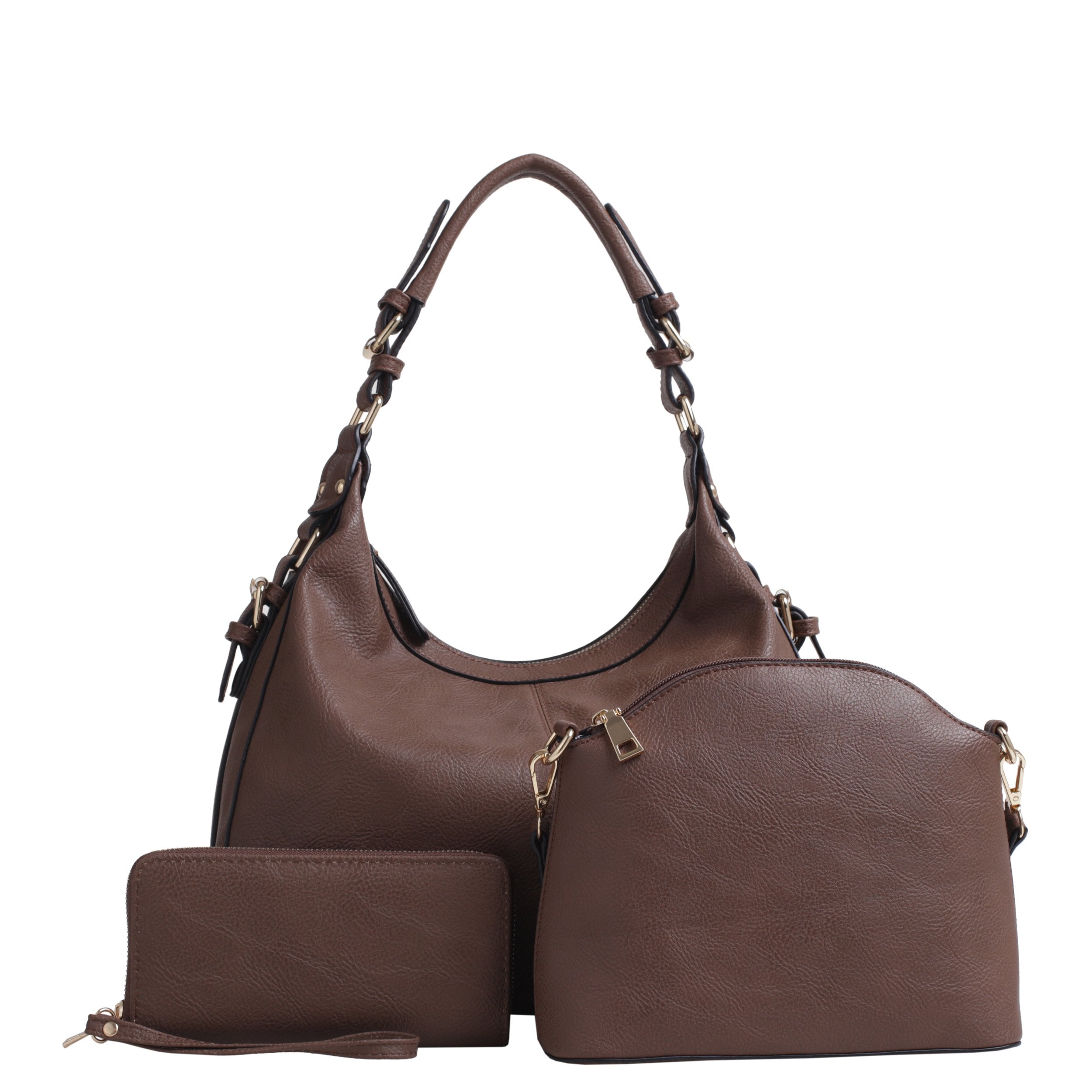 Jessie & James Chloe 3 Piece Concealed Carry Hobo Set w/ Matching Wallet and Crossbody #C514170LS