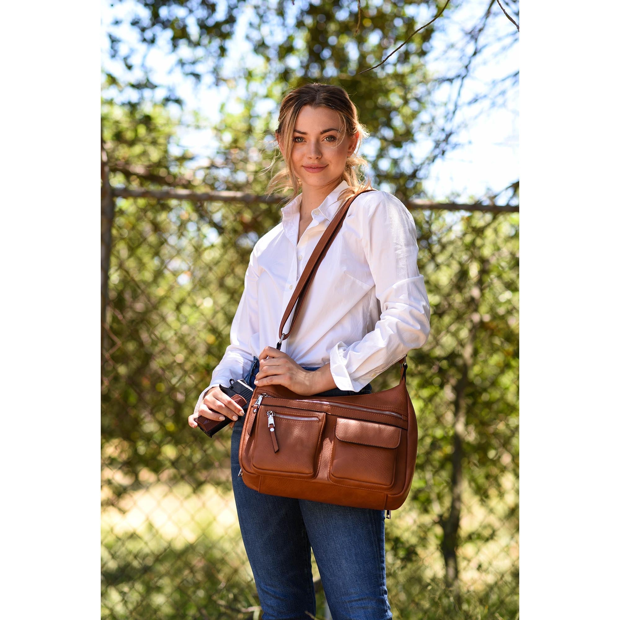 Jessie & James Elle Concealed Carry Hobo Handbag #AMC5803L