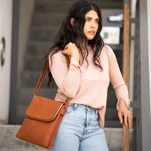 Jessie & James Cheyanne Concealed Carry Crossbody with Lock and Key #2037
