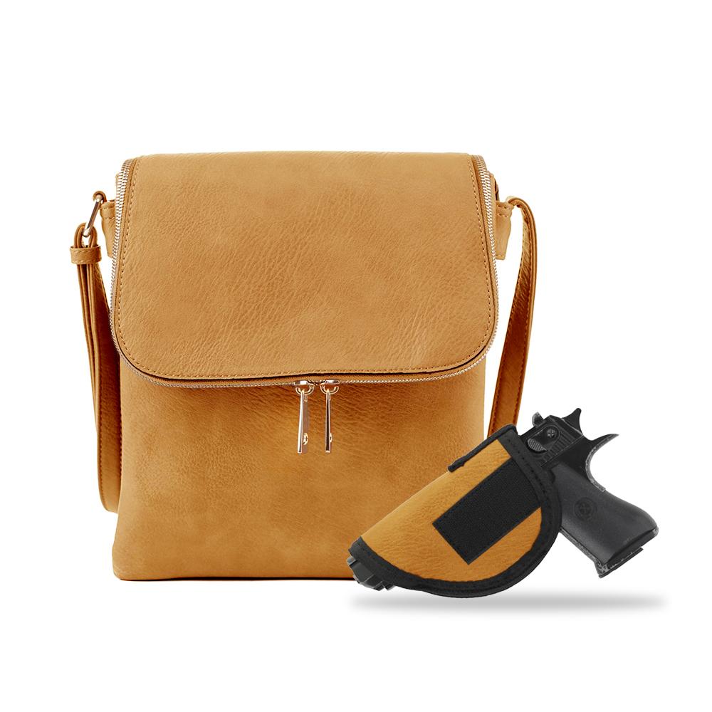 Jessie & James Cheyanne Concealed Carry Crossbody with Lock and Key #2037