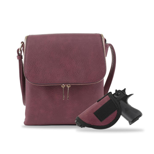 Jessie & James Cheyanne Concealed Carry Crossbody with Lock and Key #2037