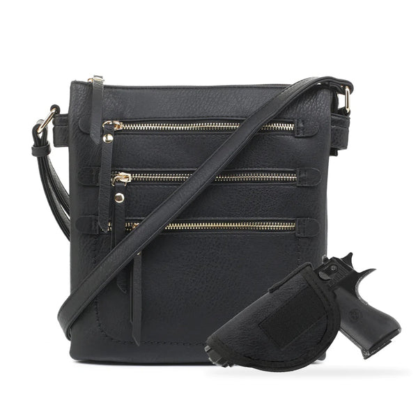 Jessie & James Piper Concealed Carry Lock and Key Crossbody #2039