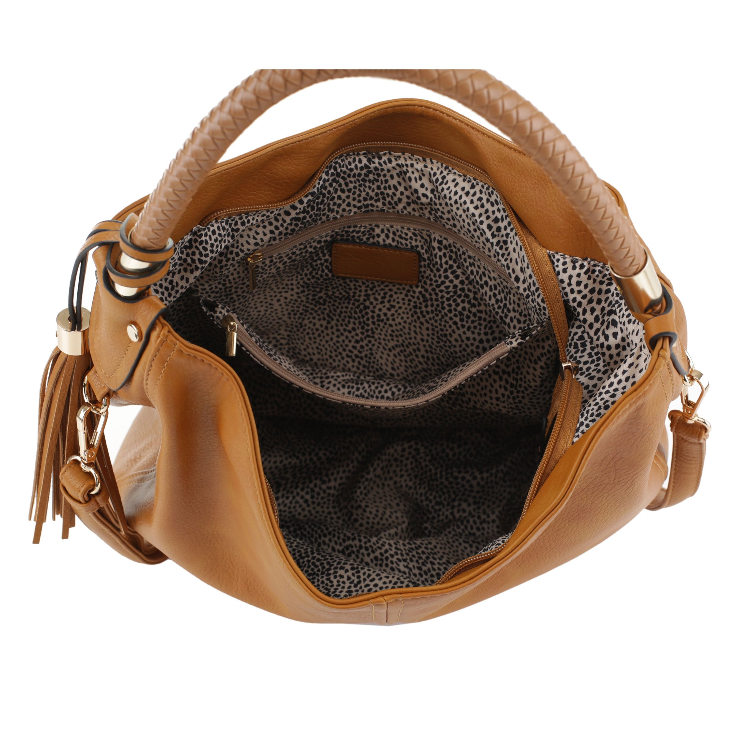 Jessie & James Sienna Concealed Carry Lock and Key Tassel Hobo Bag