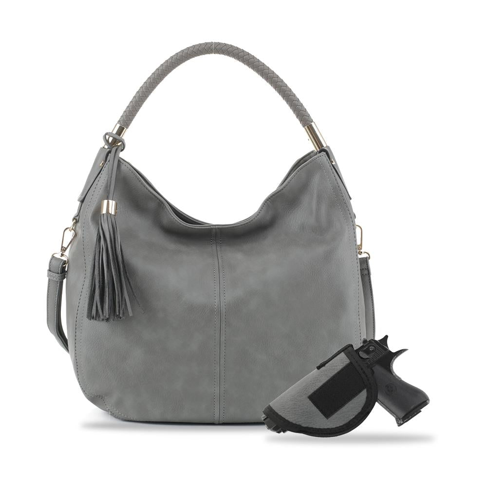 Jessie & James Sienna Concealed Carry Lock and Key Tassel Hobo Bag