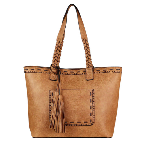 Concealed Carry Cora Stitched Tote by Lady Conceal