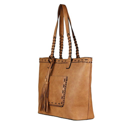 Concealed Carry Cora Stitched Tote by Lady Conceal