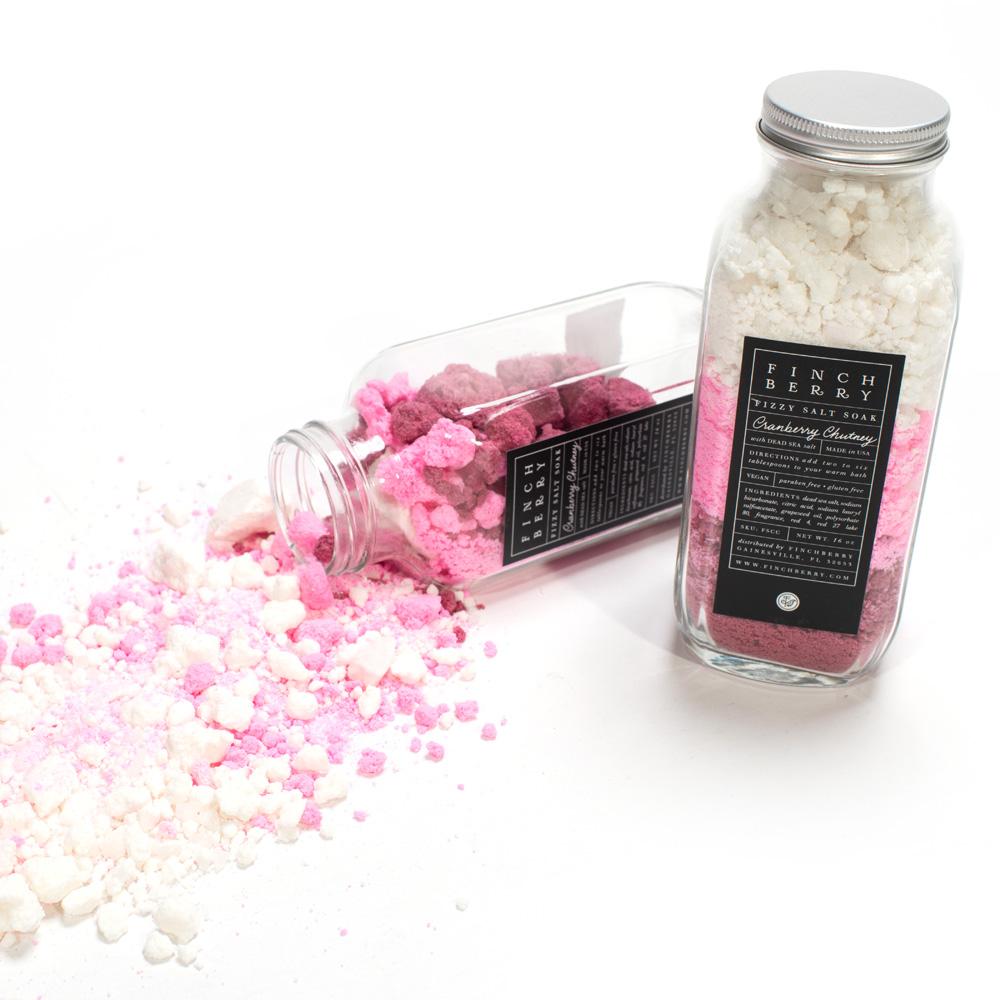 Finchberry Cranberry Chutney Fizzy Salt Soak