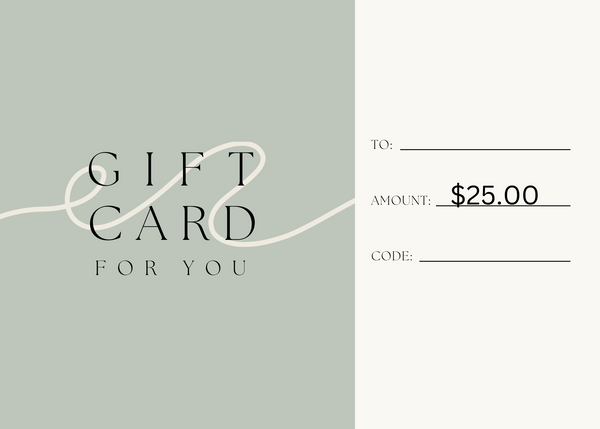 Gift Certificate $25