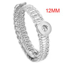 Fashion DIY Snaps Button Bracelets Bangles Fit 18mm or 12mm Snaps Buttons Jewelry for Women