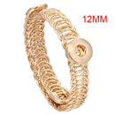 Fashion DIY Snaps Button Bracelets Bangles Fit 18mm or 12mm Snaps Buttons Jewelry for Women