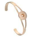 Fashion DIY Snaps Button Bracelets Bangles Fit 18mm or 12mm Snaps Buttons Jewelry for Women