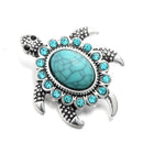 XH8046 Crystal 18mm  Starfish Turtle Metal Snap button  fit snap jewelry  DIY