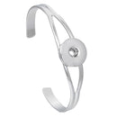 Fashion DIY Snaps Button Bracelets Bangles Fit 18mm or 12mm Snaps Buttons Jewelry for Women